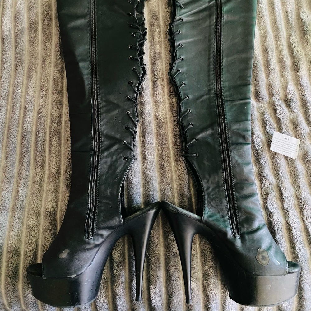 Pleaser thigh high boots